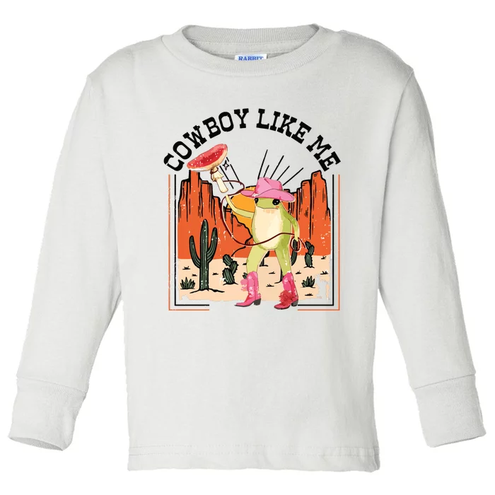 Cowboy Like Me Toddler Long Sleeve Shirt