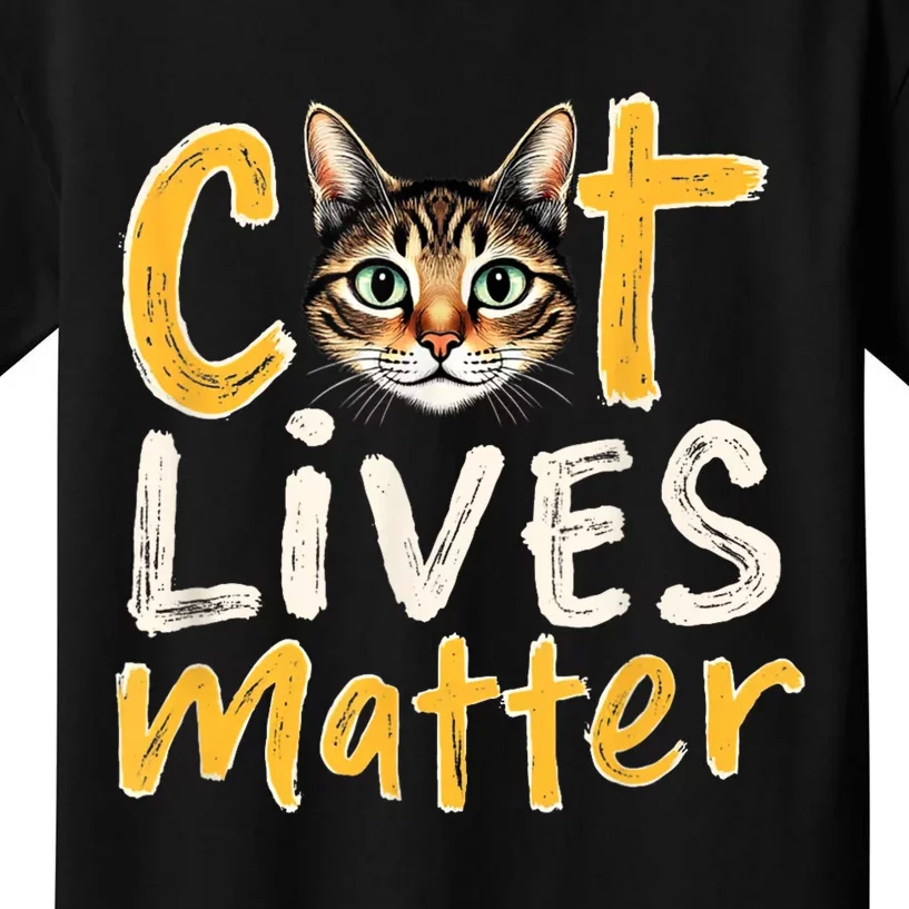 Cat Lives Matter Kids T-Shirt