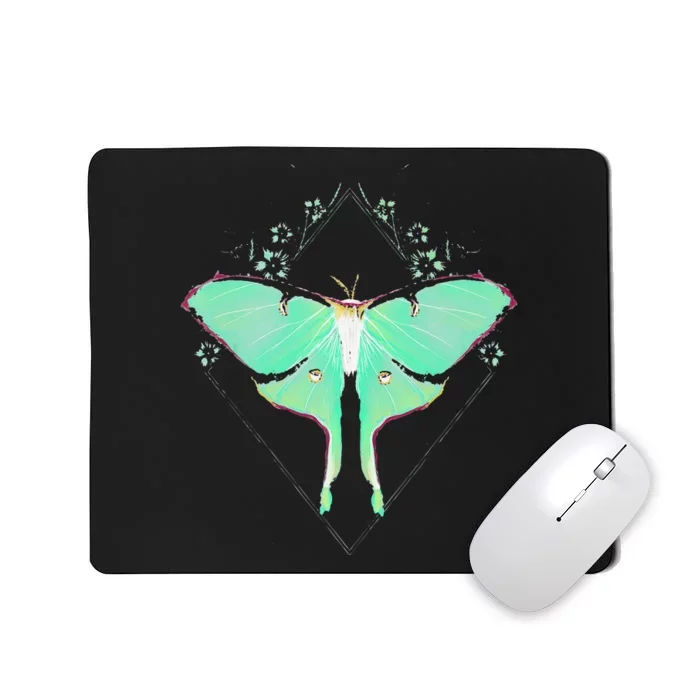 Cute Luna Moth Beautiful Butterfly Insect Lover Mousepad