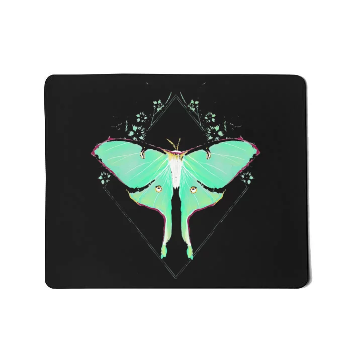 Cute Luna Moth Beautiful Butterfly Insect Lover Mousepad