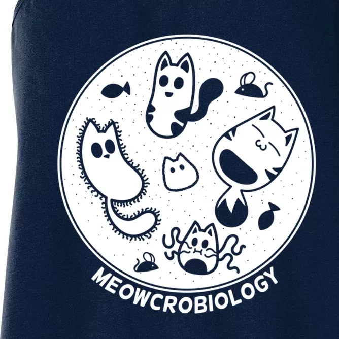 Cats Love Microbiology Women's Racerback Tank