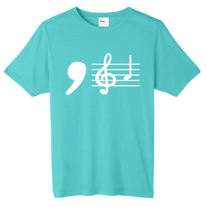 Comma La Music Notes Kamala Harris Music Teacher Elections ChromaSoft Performance T-Shirt