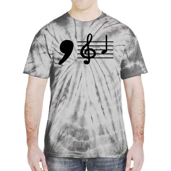 Comma La Music Notes Kamala Harris Music Teacher Elections Tie-Dye T-Shirt