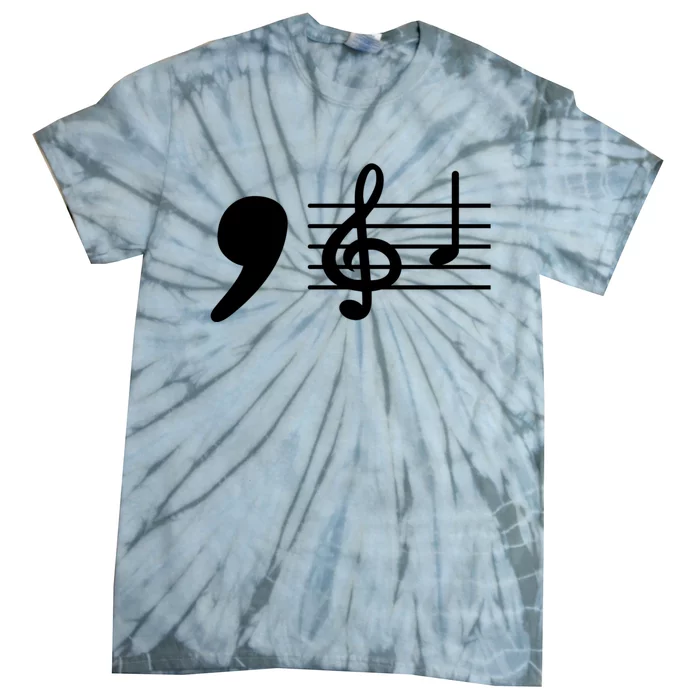 Comma La Music Notes Kamala Harris Music Teacher Elections Tie-Dye T-Shirt