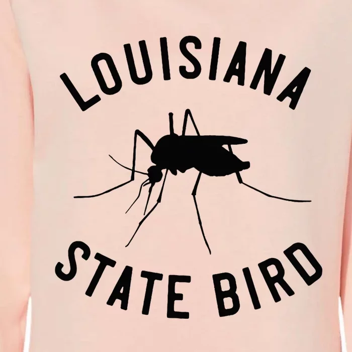 Classic Louisiana Mosquito State Bird Womens California Wash Sweatshirt