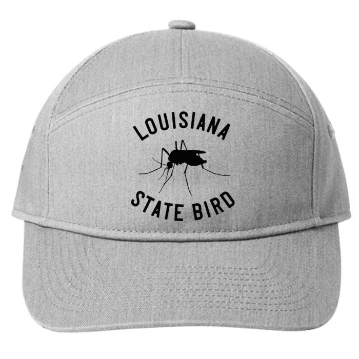 Classic Louisiana Mosquito State Bird 7-Panel Snapback Hat