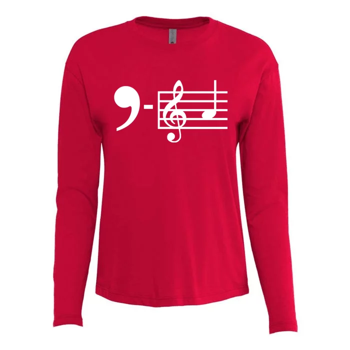 Comma La Music Notes Kamala Harris Music Teacher Elections Womens Cotton Relaxed Long Sleeve T-Shirt