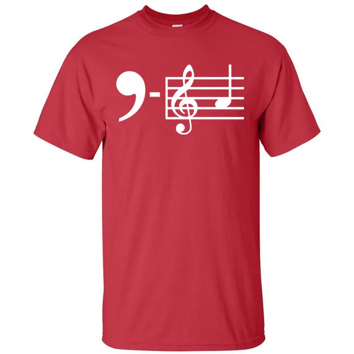 Comma La Music Notes Kamala Harris Music Teacher Elections Tall T-Shirt