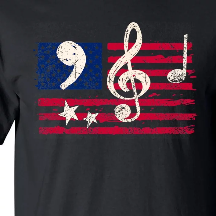 Comma La Music Notes Kamala Harris Music Teacher Elections Tall T-Shirt