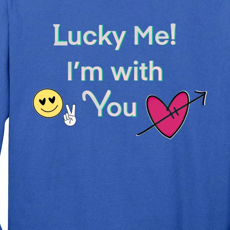 Cheeky Lucky Me Gift Tall Long Sleeve T-Shirt