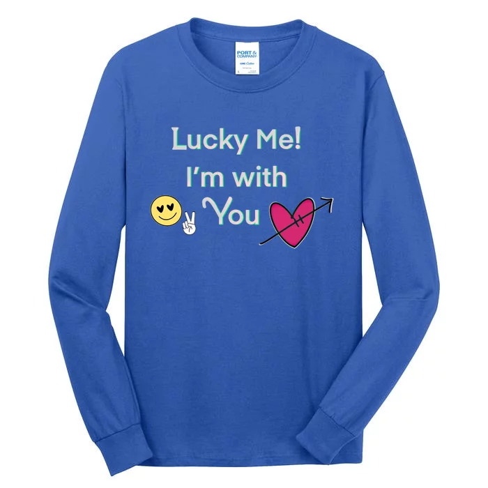 Cheeky Lucky Me Gift Tall Long Sleeve T-Shirt