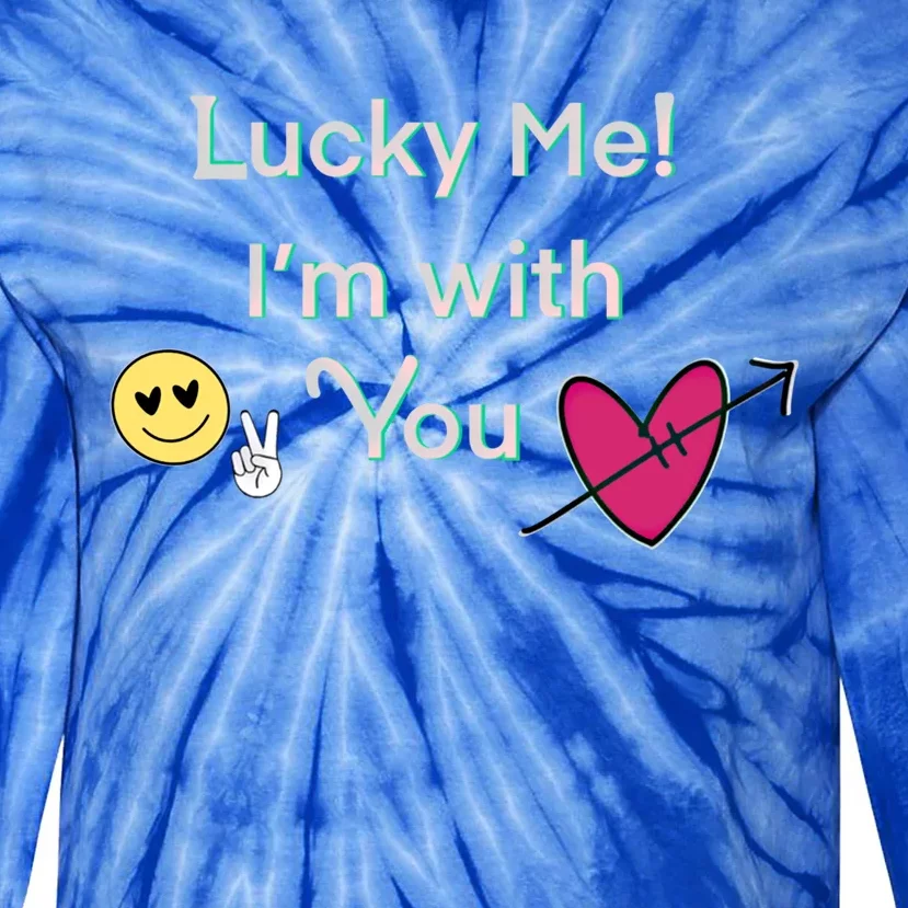 Cheeky Lucky Me Gift Tie-Dye Long Sleeve Shirt