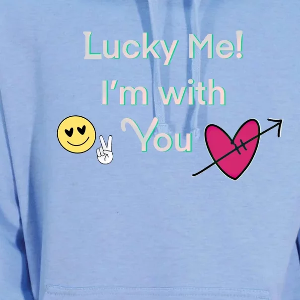 Cheeky Lucky Me Gift Unisex Surf Hoodie