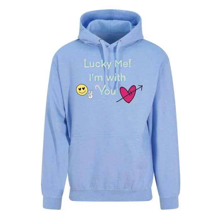 Cheeky Lucky Me Gift Unisex Surf Hoodie