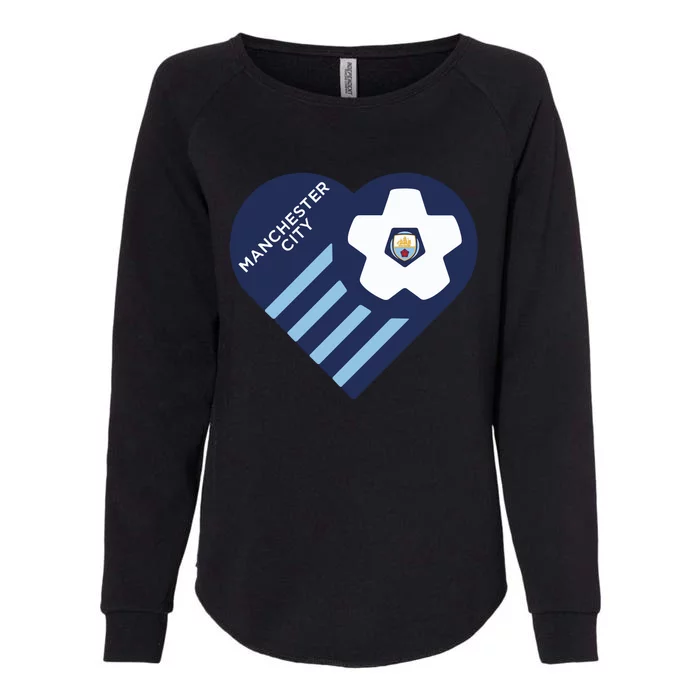 Cool Love Man City Soccer Team Womens California Wash Sweatshirt