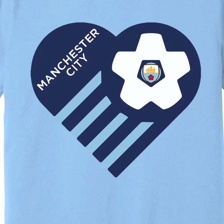 Cool Love Man City Soccer Team Premium T-Shirt