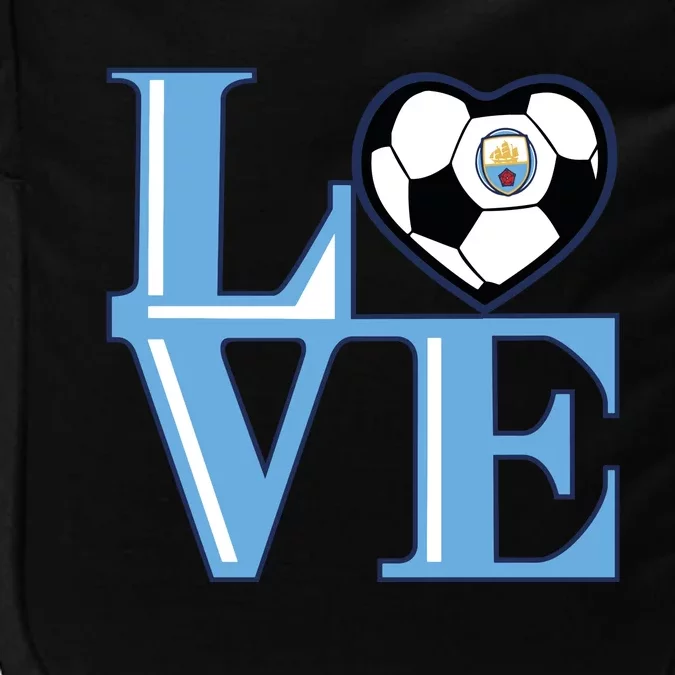 Cool Love Man City Soccer Team Impact Tech Backpack