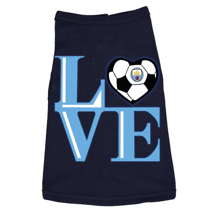 Cool Love Man City Soccer Team Doggie Tank