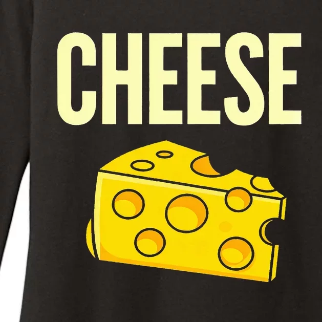 Cheese Love Macaroni Halloween Costume Womens CVC Long Sleeve Shirt