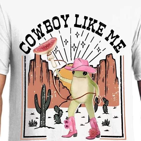 Cowboy Like Me Frog Funny Pajama Set