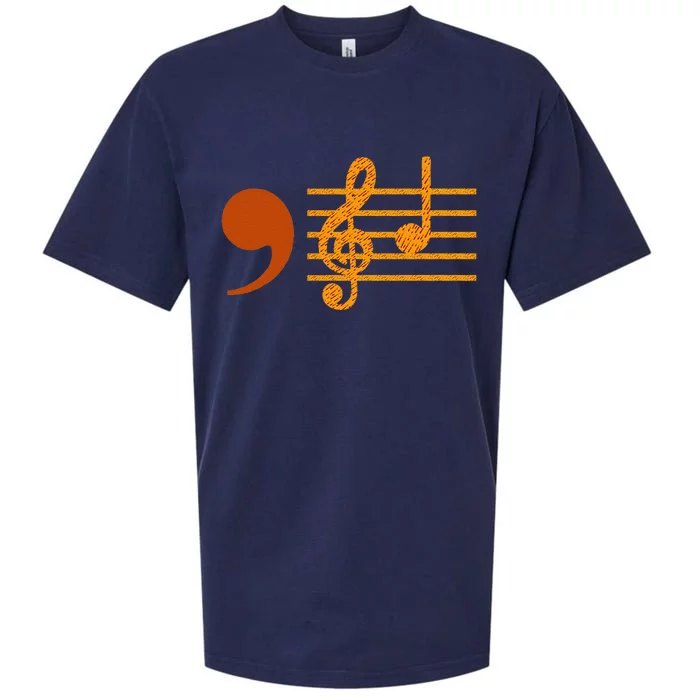 Comma La Music Notes Kamala Music Teacher Sueded Cloud Jersey T-Shirt