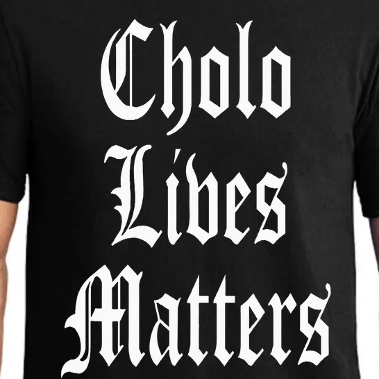 Cholo Lives Matter Latino Mexican Raza Chicano Oldies Brown Pajama Set