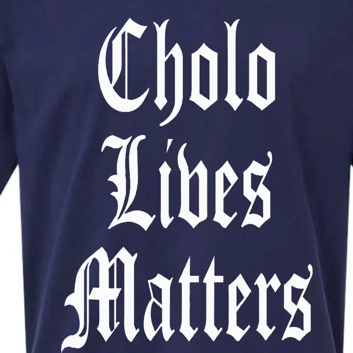 Cholo Lives Matter Latino Mexican Raza Chicano Oldies Brown Sueded Cloud Jersey T-Shirt