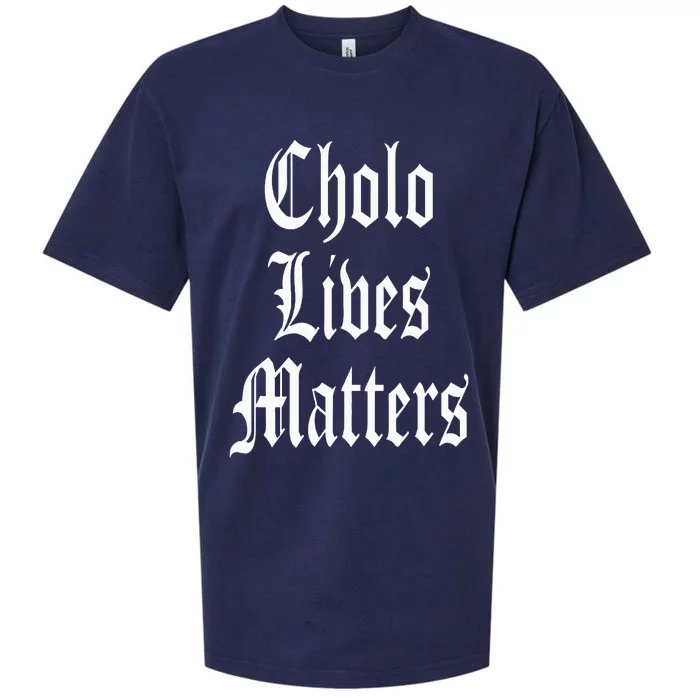 Cholo Lives Matter Latino Mexican Raza Chicano Oldies Brown Sueded Cloud Jersey T-Shirt