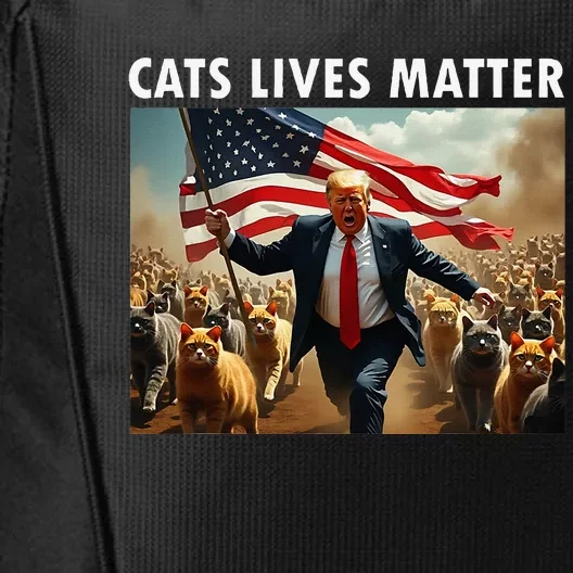 Cat Lives Matter Pres Election 2024 Cats Dogs Pets City Backpack