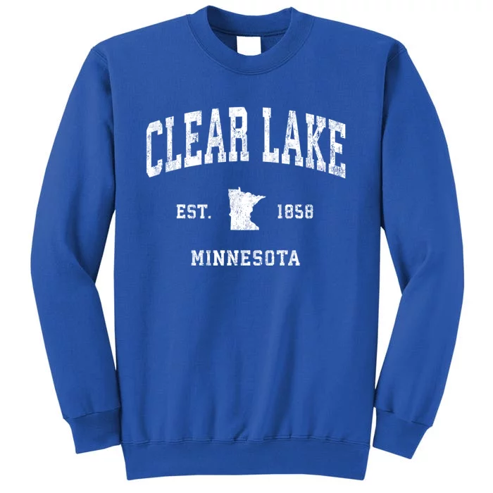 Clear Lake Minnesota Mn Vintage Athletic Tall Sweatshirt