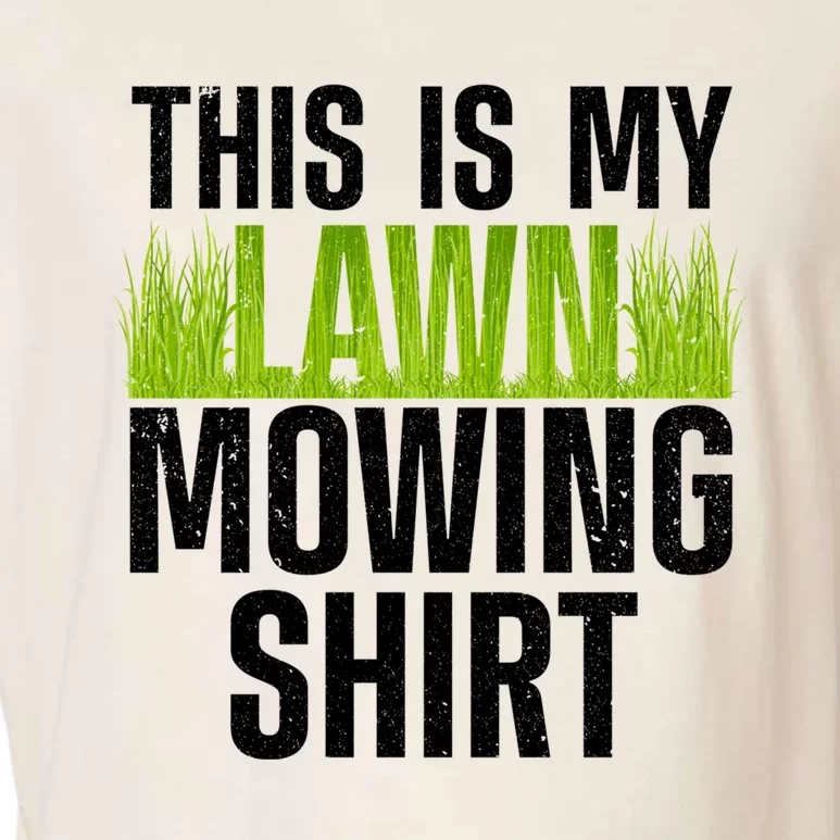 Cool Lawn Mowing Groundskeeper Care Landscaper Great Gift Garment-Dyed Women's Muscle Tee