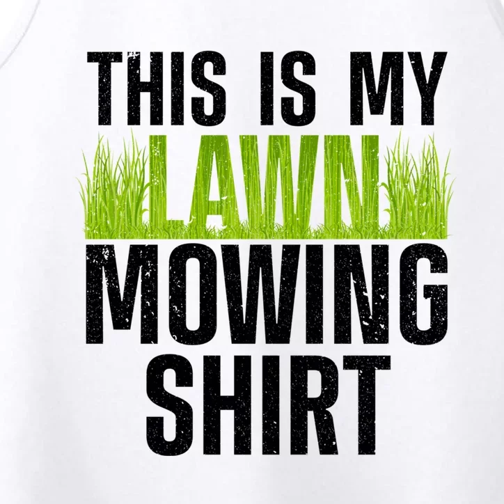 Cool Lawn Mowing Groundskeeper Care Landscaper Great Gift Performance Tank