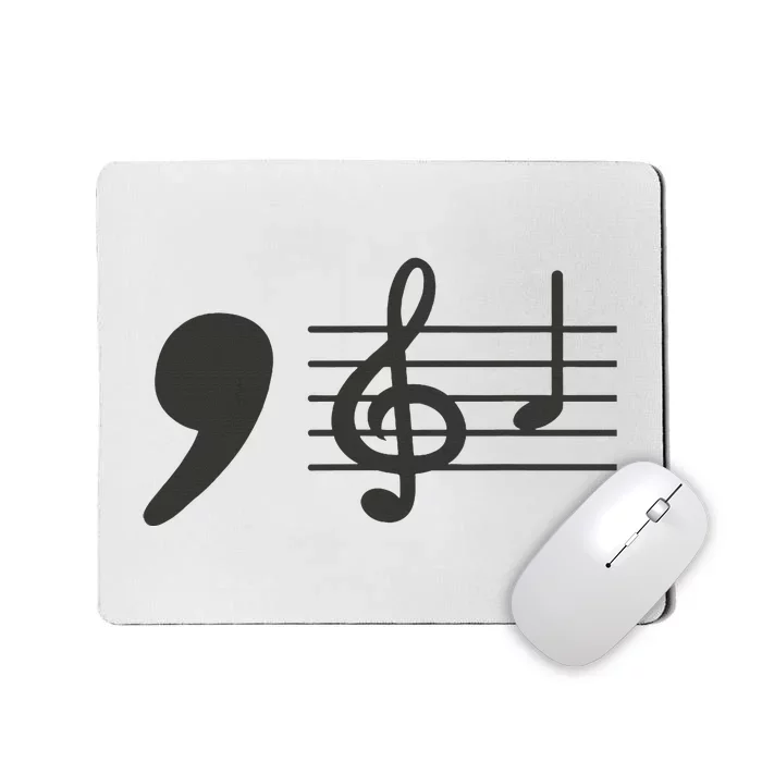 Comma La Music Notes Kamala Harris Music Teacher Elections Mousepad