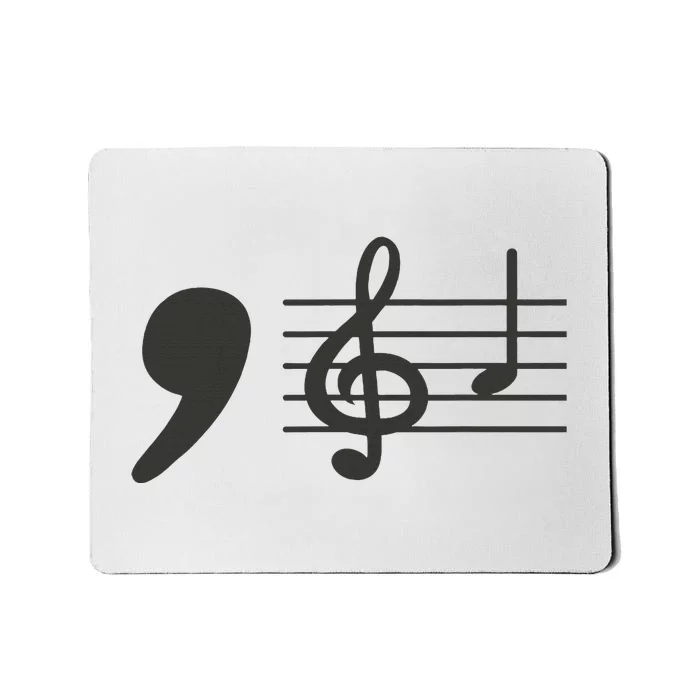 Comma La Music Notes Kamala Harris Music Teacher Elections Mousepad