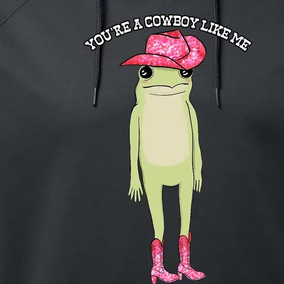 Cowboy Like Me Frog Performance Fleece Hoodie