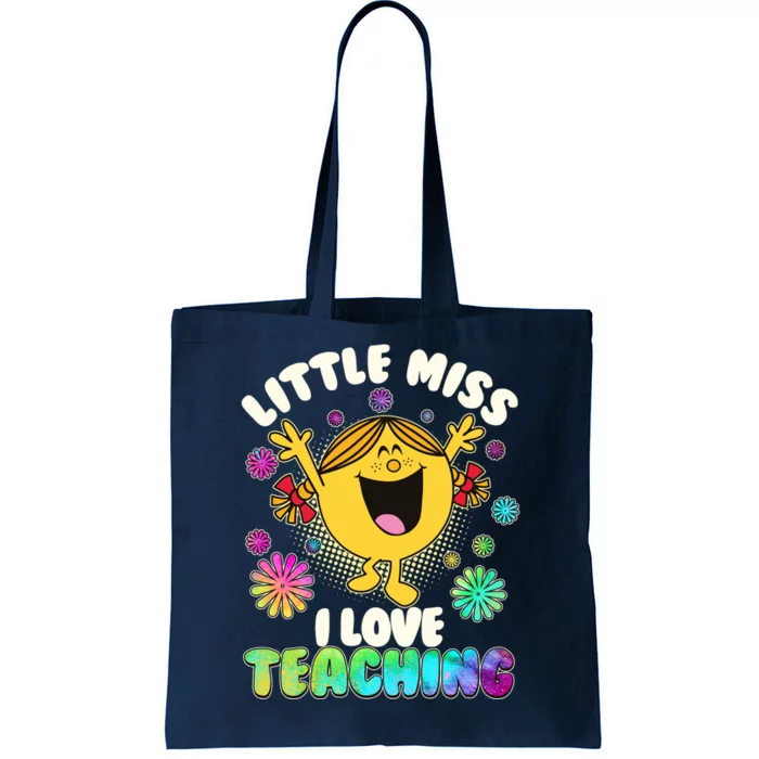 Cute Little Miss I Love Teaching Tote Bag