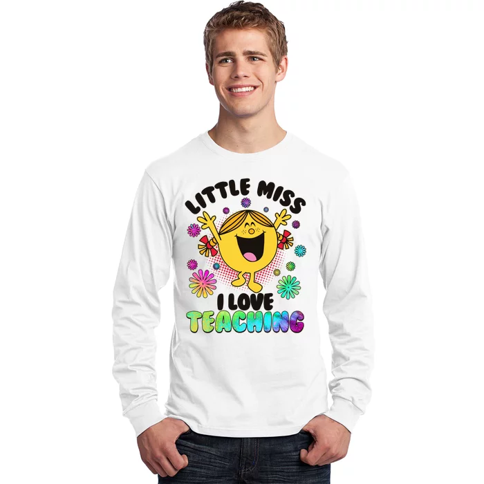 Cute Little Miss I Love Teaching Long Sleeve Shirt