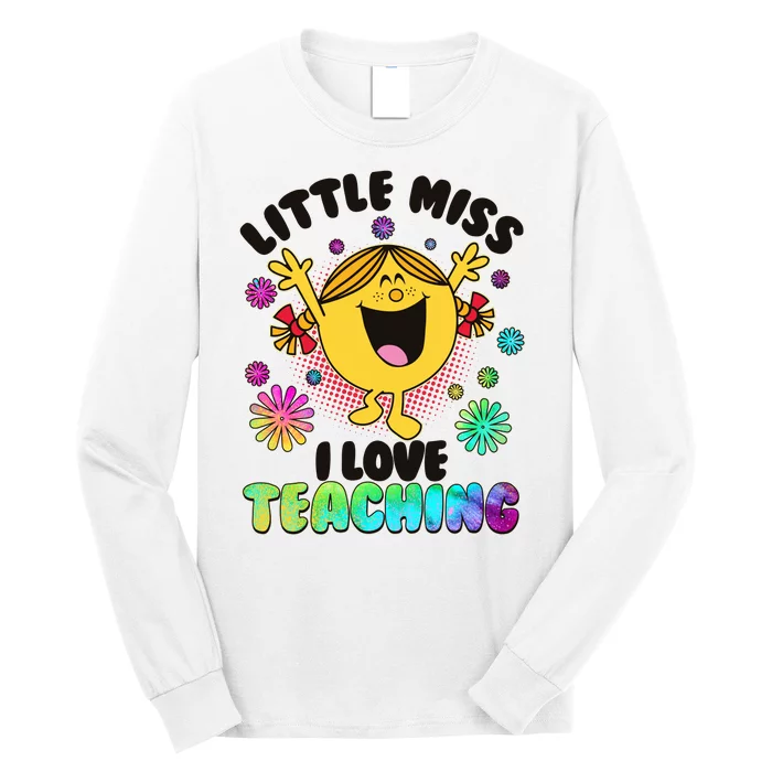 Cute Little Miss I Love Teaching Long Sleeve Shirt