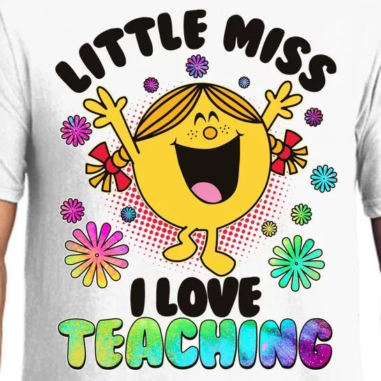 Cute Little Miss I Love Teaching Pajama Set