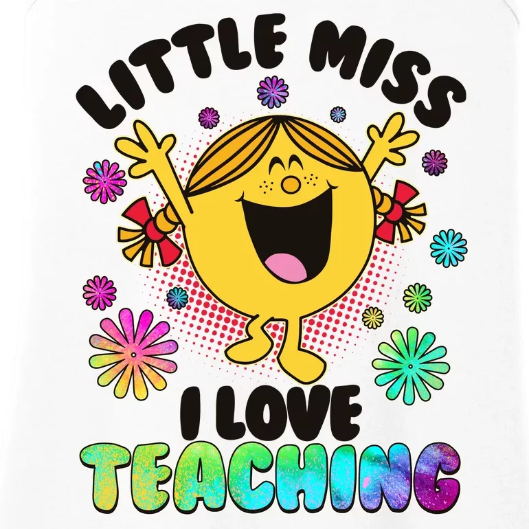 Cute Little Miss I Love Teaching Ladies Essential Tank