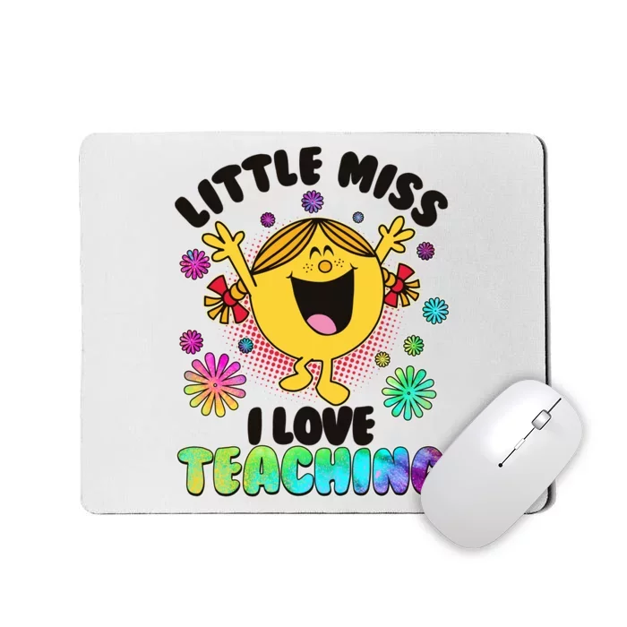 Cute Little Miss I Love Teaching Mousepad