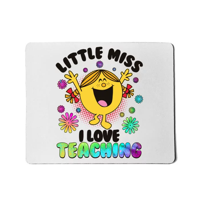 Cute Little Miss I Love Teaching Mousepad