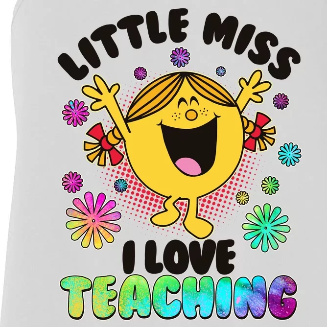 Cute Little Miss I Love Teaching Women's Racerback Tank