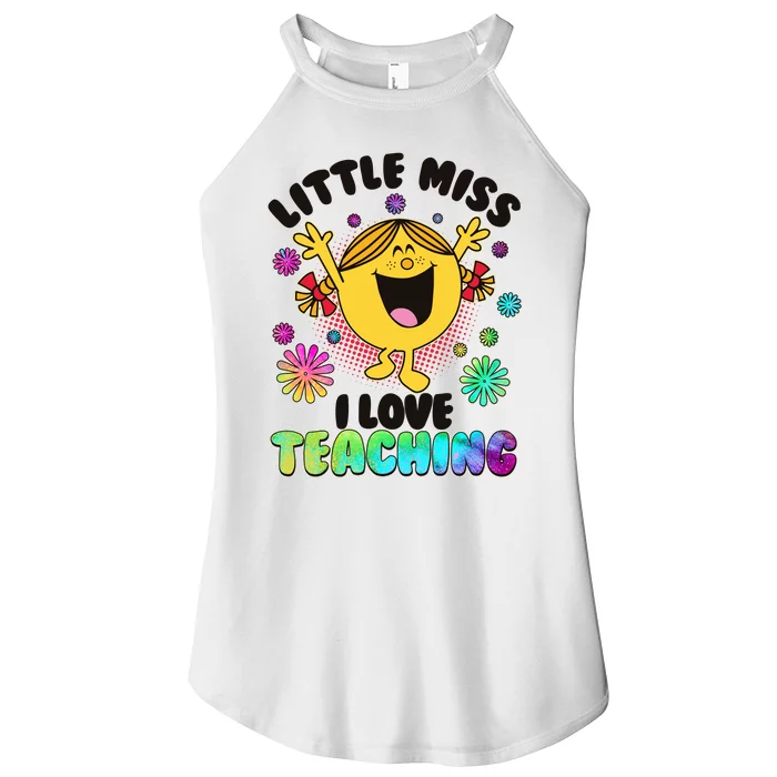 Cute Little Miss I Love Teaching Women’s Perfect Tri Rocker Tank