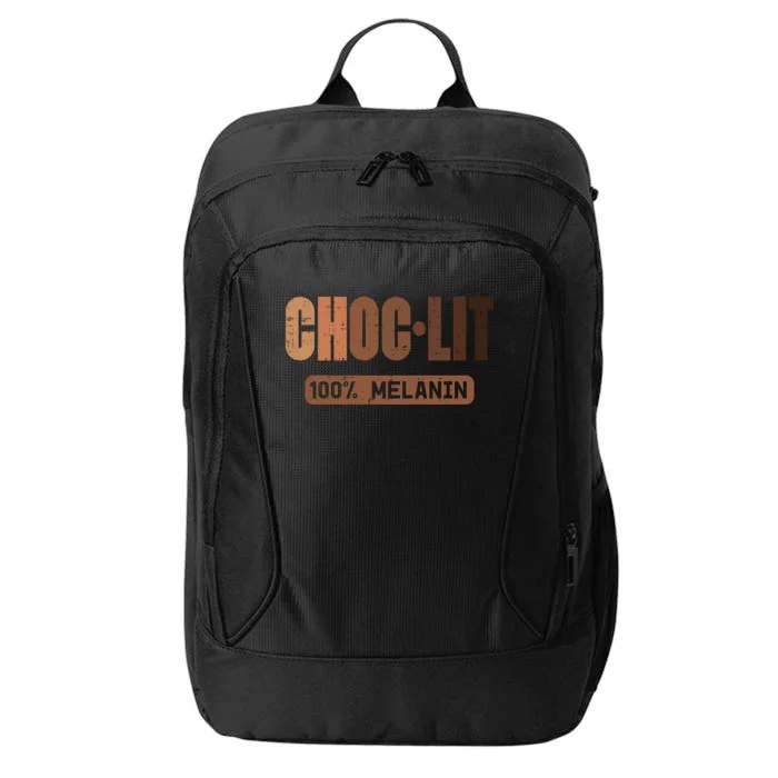 Choc Lit Melanin Black Pride History Bhm African Great Gift City Backpack