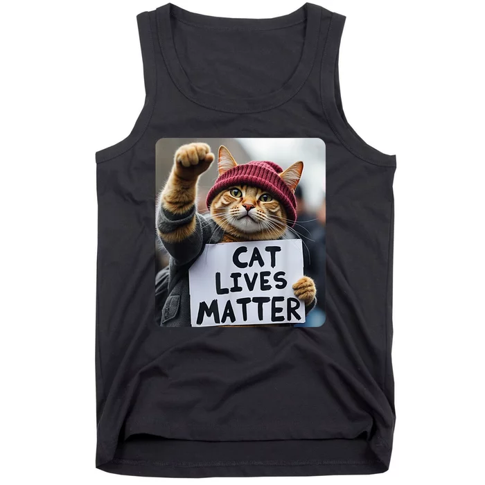 Cat Lives Matter Trump Make Pets Safe Donald Trump 2024 Cats Gift Tank Top