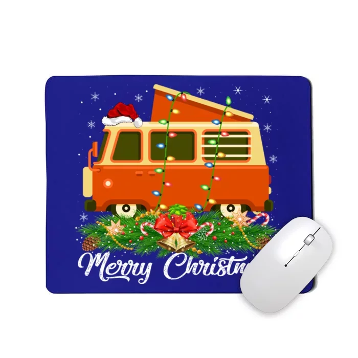 Camper Lover Matching Santa Hat Camper Van Christmas Gift Mousepad