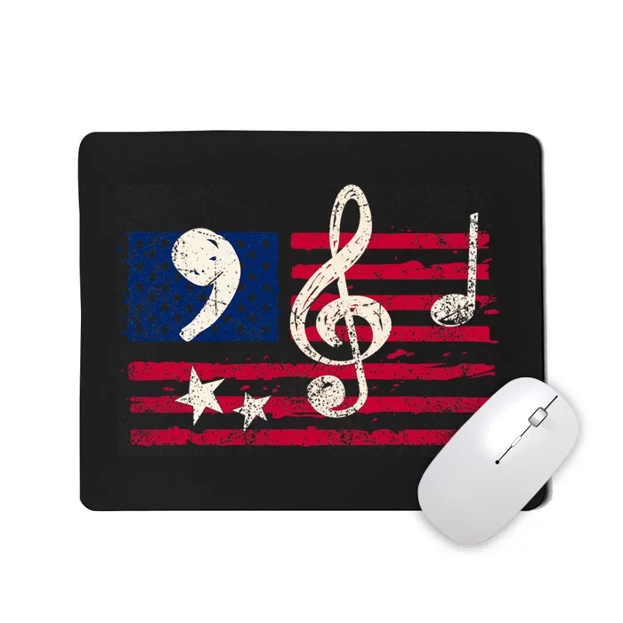 Comma La Music Notes Music Teacher Elections Kamala Harris Mousepad