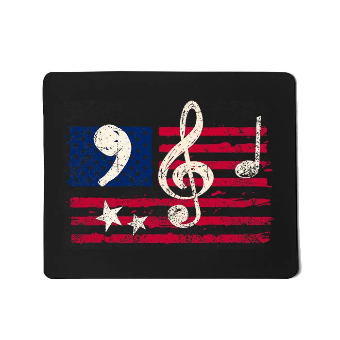 Comma La Music Notes Music Teacher Elections Kamala Harris Mousepad