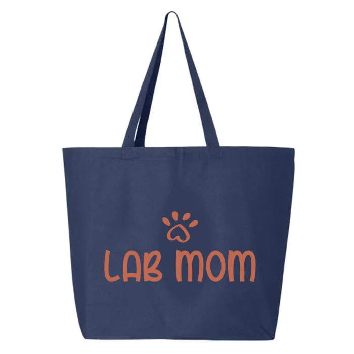 Chocolate Lab Mom Valentine's Day Labrador Mama Gift 25L Jumbo Tote